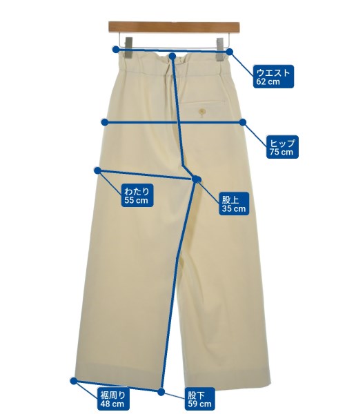 SALON adam et rope（サロンアダムエロペ）スラックス ベージュ サイズ:XS レディース/2200625814022