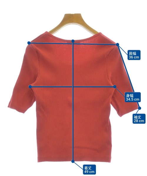 SALON adam et rope（サロンアダムエロペ）Tシャツ・カットソー 赤 サイズ:F レディース/2200615671017