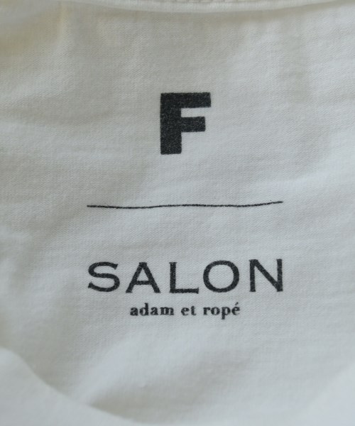 SALON adam et rope（サロンアダムエロペ）Tシャツ・カットソー 白 サイズ:F レディース/2200630861028