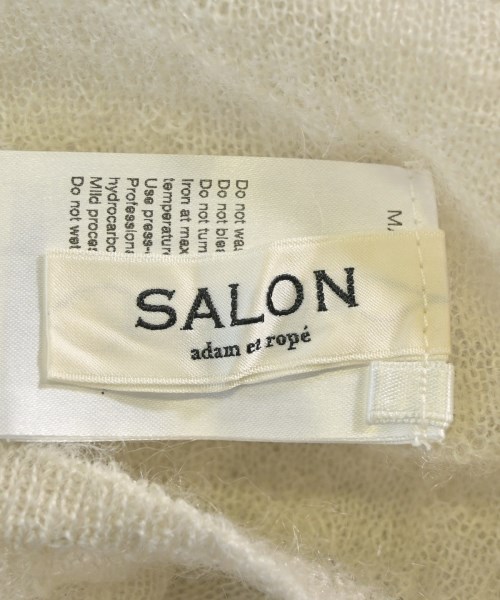 SALON adam et rope（サロンアダムエロペ）ニット・セーター 白 サイズ:F レディース/2200632020010