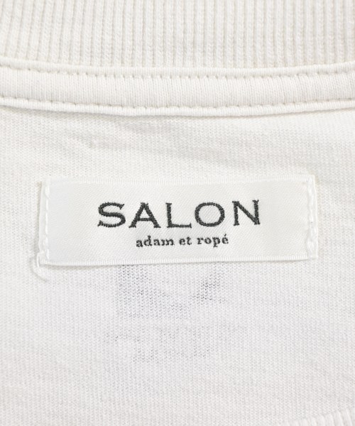 SALON adam et rope（サロンアダムエロペ）Tシャツ・カットソー 白 サイズ:F レディース/2200608652016