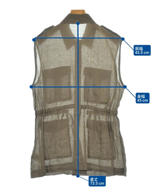 SALON adam et rope（サロンアダムエロペ）ブラウス 茶 サイズ:F レディース/2200619188054