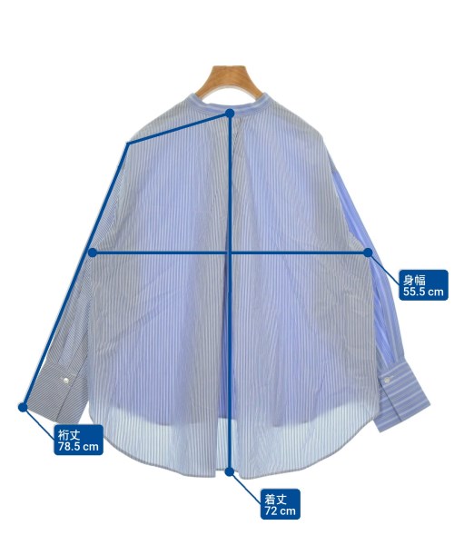 SALON adam et rope（サロンアダムエロペ）ブラウス 青 サイズ:F レディース/2200619188078