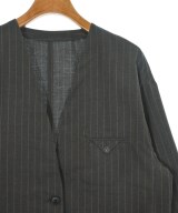 SALON adam et rope（サロンアダムエロペ）ノーカラージャケット グレー サイズ:S レディース/2200619188108