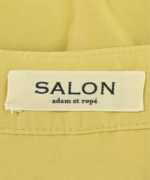 SALON adam et rope（サロンアダムエロペ）シャツワンピース 黄 サイズ:F レディース/2200606959179