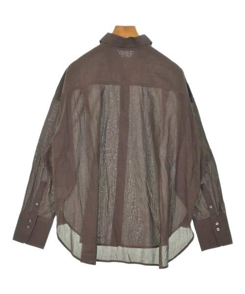 SALON adam et rope（サロンアダムエロペ）カジュアルシャツ 茶 サイズ:F レディース/2200667256095