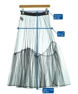 SALON adam et rope（サロンアダムエロペ）ロング・マキシ丈スカート 黒 サイズ:F レディース/2200667256132