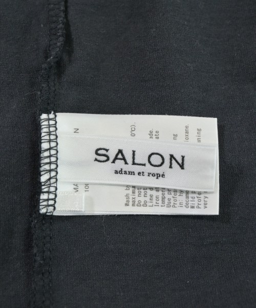 SALON adam et rope（サロンアダムエロペ）Tシャツ・カットソー 黒 サイズ:F レディース/2200667256262