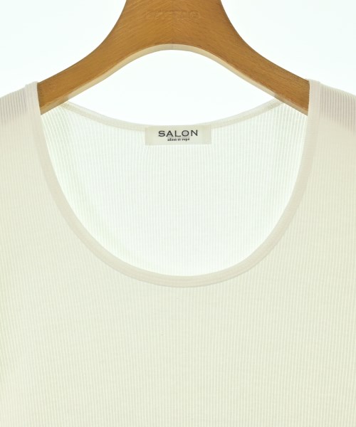 SALON adam et rope（サロンアダムエロペ）Tシャツ・カットソー 白 サイズ:F レディース/2200667843103