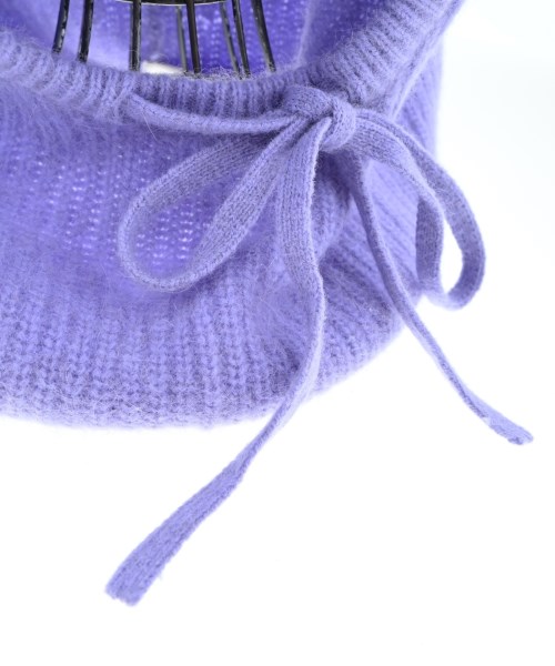 SALON adam et rope（サロンアダムエロペ）ニットキャップ・ビーニー 紫 サイズ:F レディース/2200676120448