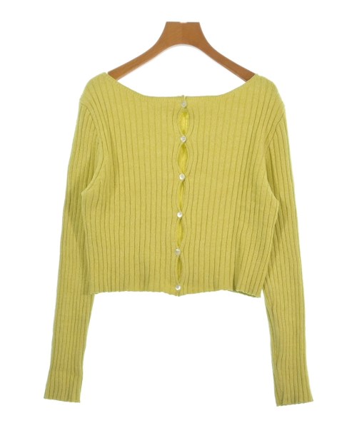 SALON adam et rope(サロンアダムエロペ)カーディガン 黄 サイズ:F/2200680170019