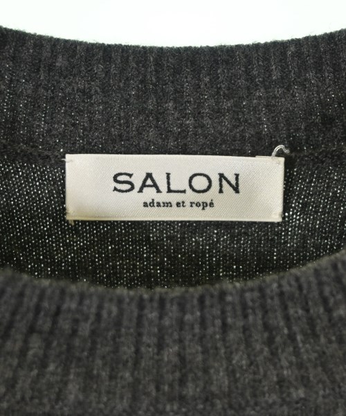 SALON adam et rope（サロンアダムエロペ）ニット・セーター グレー サイズ:F レディース/2200677047089