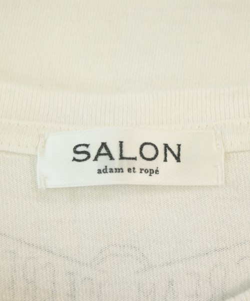 SALON adam et rope（サロンアダムエロペ）Tシャツ・カットソー 白 サイズ:F レディース/2200692786093