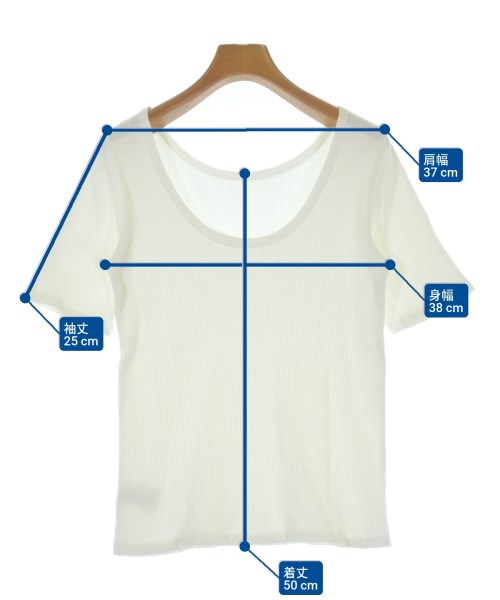 SALON adam et rope（サロンアダムエロペ）Tシャツ・カットソー 白 サイズ:F レディース/2200695574208