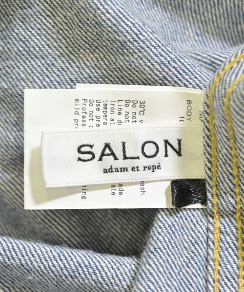 SALON adam et rope（サロンアダムエロペ）カジュアルシャツ 青 サイズ:F レディース/2200699641012