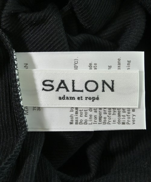 SALON adam et rope（サロンアダムエロペ）Tシャツ・カットソー 黒 サイズ:F レディース/2200697219060