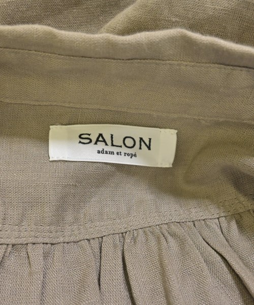 SALON adam et rope（サロンアダムエロペ）カジュアルシャツ ベージュ サイズ:F レディース/2200699955041