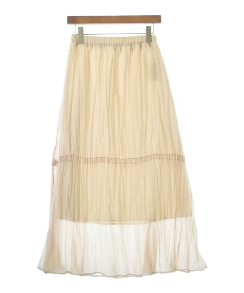 SALON adam et rope(サロンアダムエロペ)ロング・マキシ丈スカート ベージュ サイズ:F/2200698862036