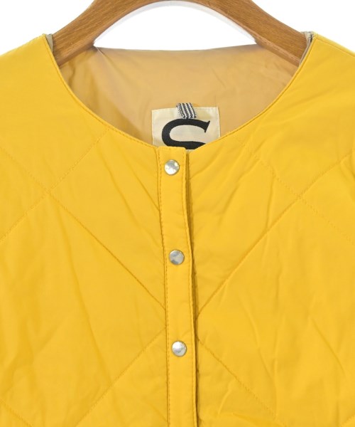 SALON adam et rope（サロンアダムエロペ）ダウンジャケット/ダウンベスト 黄 サイズ:F レディース/2200655038023