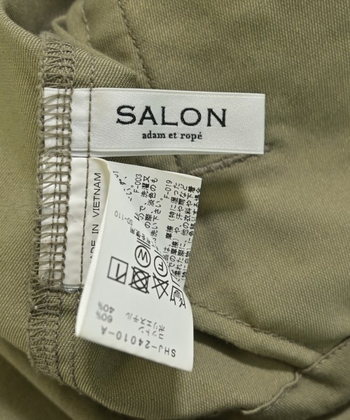 SALON adam et rope（サロンアダムエロペ）カジュアルシャツ カーキ サイズ:F レディース/2200656209019