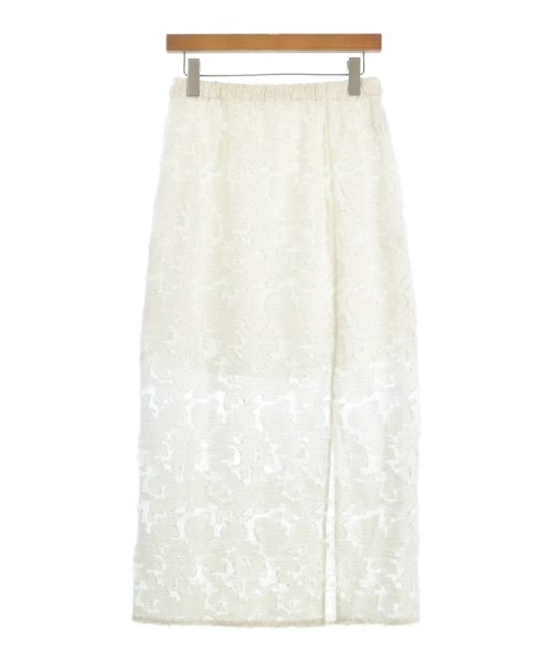 SALON adam et rope(サロンアダムエロペ)ロング・マキシ丈スカート 白 サイズ:F/2200655799023