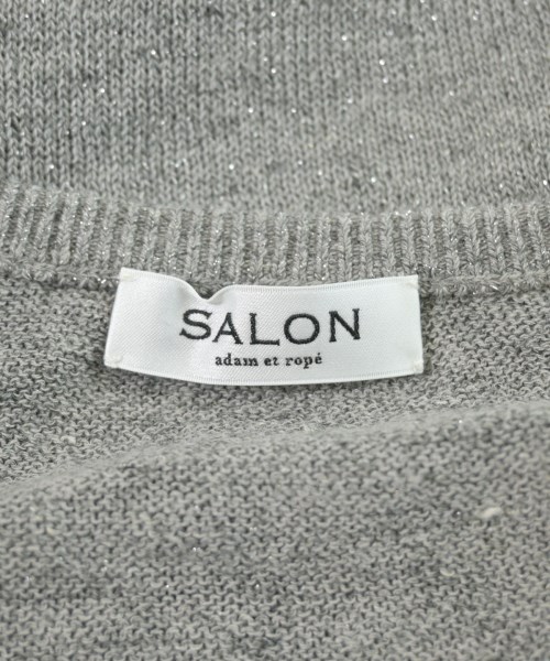 SALON adam et rope（サロンアダムエロペ）ニット・セーター グレー サイズ:F レディース/2200660699066