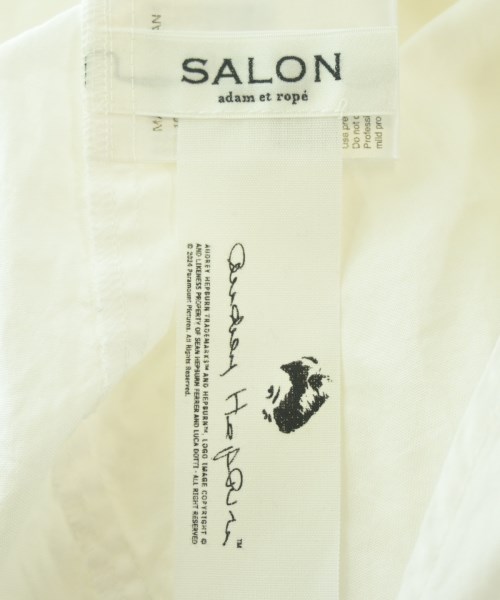 SALON adam et rope（サロンアダムエロペ）カジュアルシャツ 白 サイズ:F レディース/2200705177023