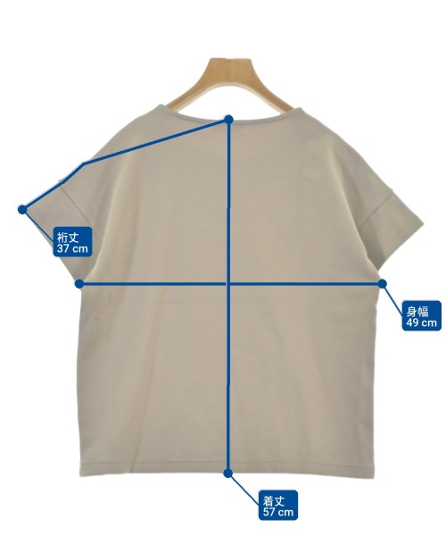 SALON adam et rope（サロンアダムエロペ）Tシャツ・カットソー ベージュ サイズ:F レディース/2200710629074