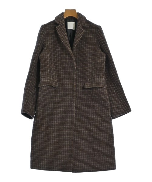 SALON adam et rope(サロンアダムエロペ)チェスターコート 茶 サイズ:M/2200637919012