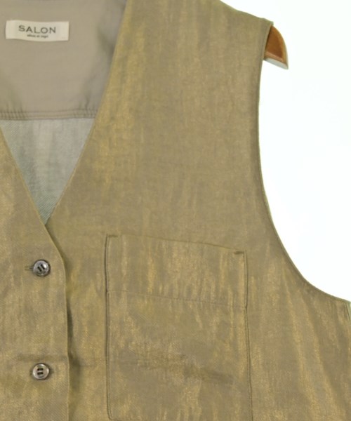 SALON adam et rope（サロンアダムエロペ）ベスト ベージュ サイズ:F レディース/2200644872058