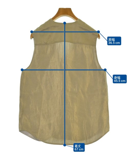 SALON adam et rope（サロンアダムエロペ）ベスト ベージュ サイズ:F レディース/2200644872058