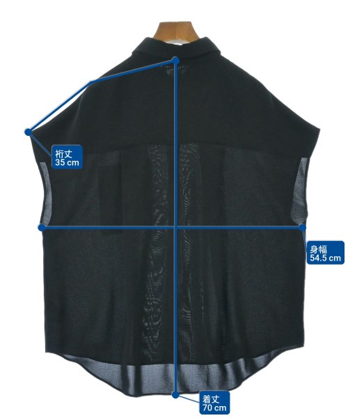 SALON adam et rope（サロンアダムエロペ）ブラウス 黒 サイズ:F レディース/2200637648196