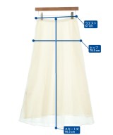 SALON adam et rope（サロンアダムエロペ）ロング・マキシ丈スカート 白 サイズ:F レディース/2200648550068