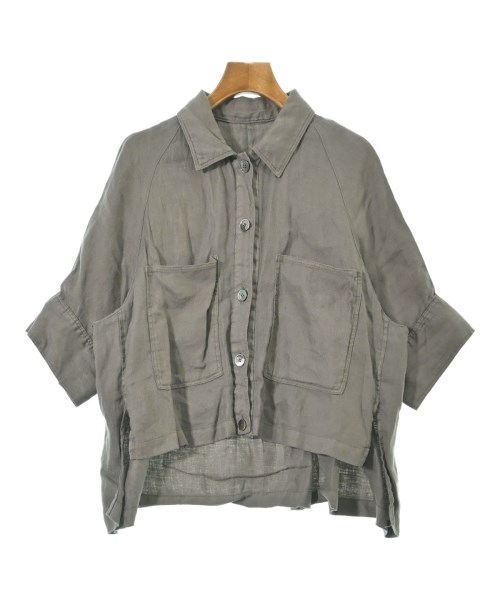 SALON adam et rope(サロンアダムエロペ)カジュアルシャツ グレー サイズ:F/2200639870038