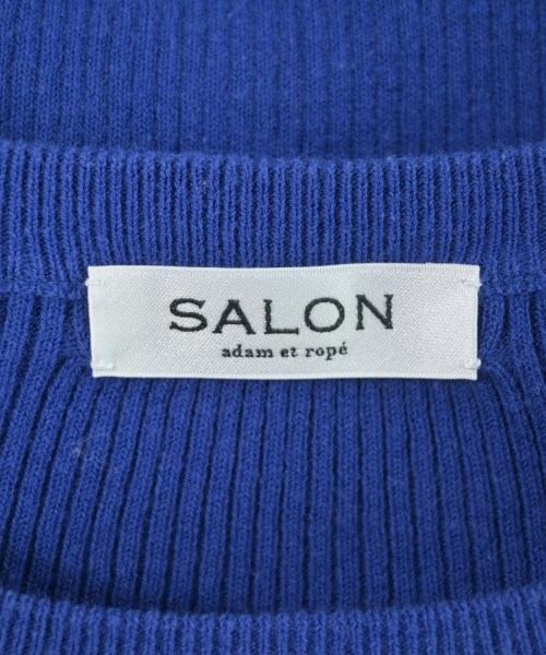 SALON adam et rope（サロンアダムエロペ）ニット・セーター 青 サイズ:F レディース/2200643569010