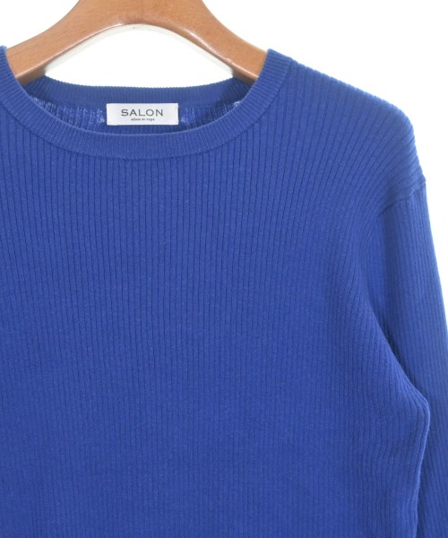 SALON adam et rope（サロンアダムエロペ）ニット・セーター 青 サイズ:F レディース/2200643569010