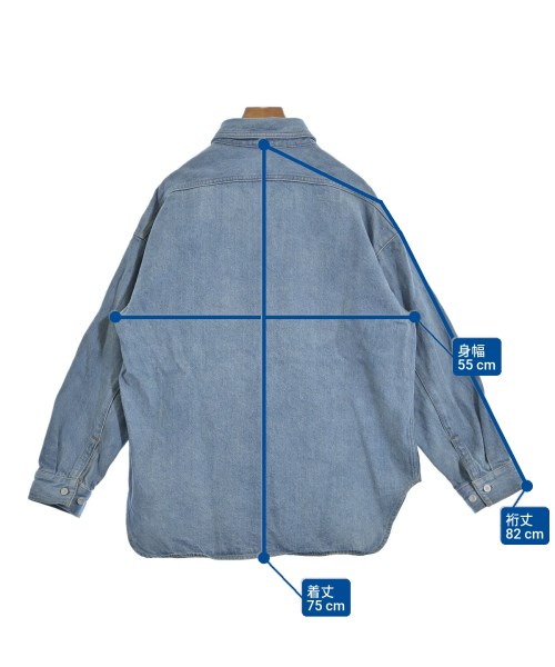 SALON adam et rope（サロンアダムエロペ）カジュアルシャツ 紺 サイズ:F レディース/2200647780015