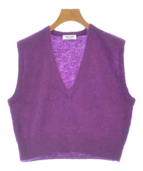 SALON adam et rope(サロンアダムエロペ)ベスト 紫 サイズ:F/2200644283052