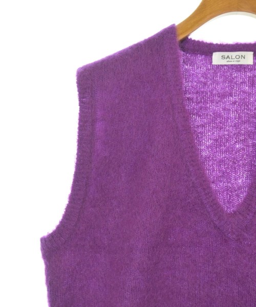 SALON adam et rope（サロンアダムエロペ）ベスト 紫 サイズ:F レディース/2200644283052