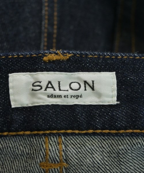 SALON adam et rope（サロンアダムエロペ）デニムパンツ 紺 サイズ:S レディース/2200695990015