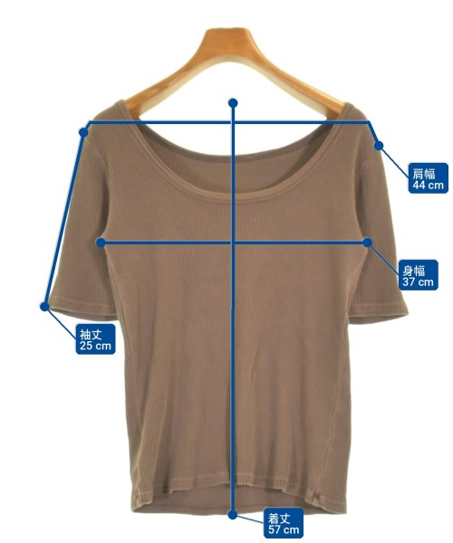 SALON adam et rope（サロンアダムエロペ）Tシャツ・カットソー 茶 サイズ:F レディース/2200699096034
