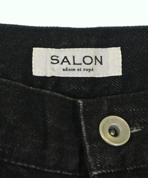 SALON adam et rope（サロンアダムエロペ）デニムパンツ 黒 サイズ:M レディース/2200704140028