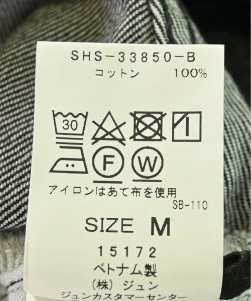 SALON adam et rope（サロンアダムエロペ）デニムパンツ 黒 サイズ:M レディース/2200704140028