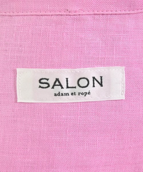 SALON adam et rope（サロンアダムエロペ）カジュアルシャツ ピンク サイズ:F レディース/2200710380050