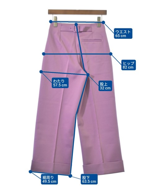 SALON adam et rope（サロンアダムエロペ）スラックス ピンク サイズ:S レディース/2200659573032