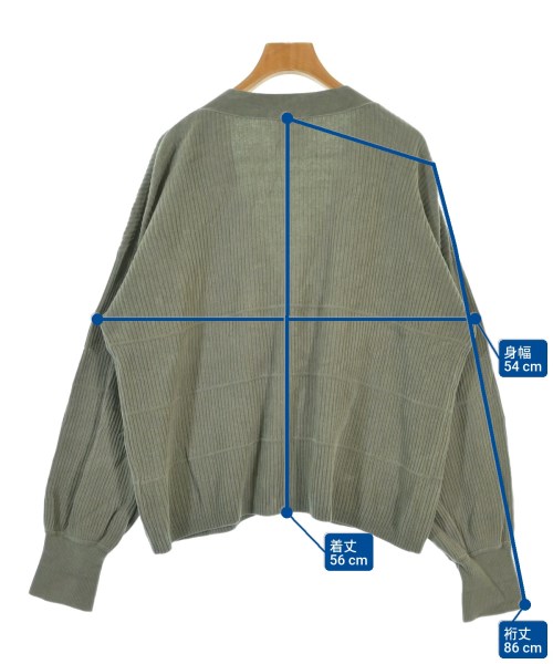 SALON adam et rope（サロンアダムエロペ）カーディガン カーキ サイズ:F レディース/2200666193025