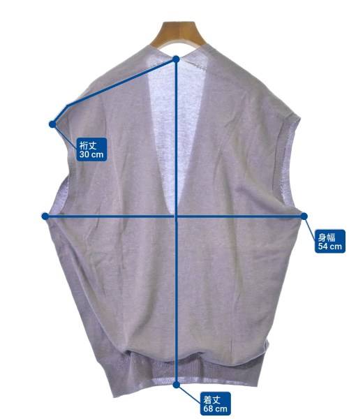 SALON adam et rope（サロンアダムエロペ）ベスト 紫 サイズ:F レディース/2200668766074