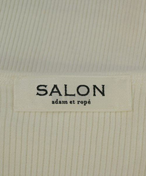 SALON adam et rope（サロンアダムエロペ）Tシャツ・カットソー 白 サイズ:F レディース/2200726690099