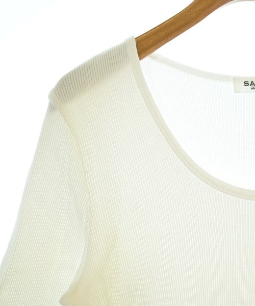 SALON adam et rope（サロンアダムエロペ）Tシャツ・カットソー 白 サイズ:F レディース/2200726690099