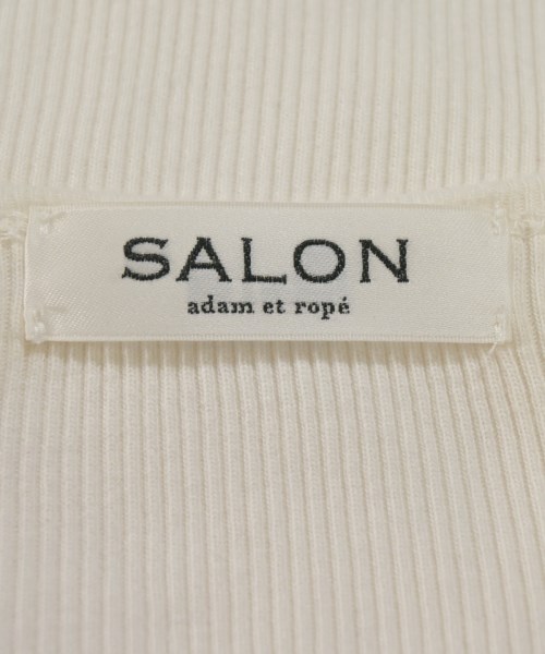 SALON adam et rope（サロンアダムエロペ）Tシャツ・カットソー 白 サイズ:F レディース/2200736028059